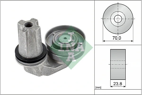 Belt Tensioner, V-ribbed belt